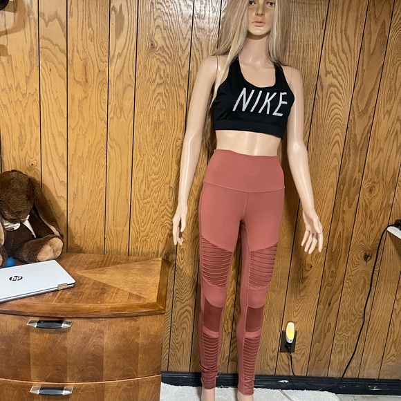 ALO" Yoga Moto Leggings -High Waist - Picture 14 of 16